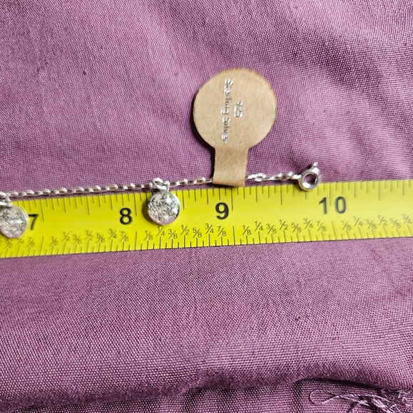 Sterling Silver Anklet .925 Fine Silver From Mexico - Picture 6 of 6